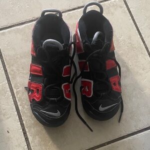 Nike Kids Black and Red Athletic Sneakers